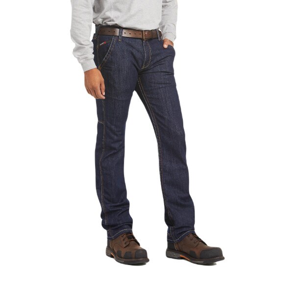 Ariat FR M7 Slim DuraStretch Straight Leg Jean in Rinse